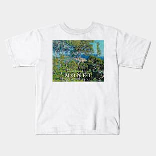 PANTONE MONET -  Pantone Bordighera (1884) by Claude Monet Poster Landscape Kids T-Shirt